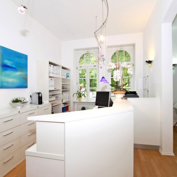Rezeption der Zahnarztpraxis Zahnmedizin Schwabing in München Schwabing