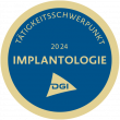 Siegel: Deutsche Gesellschaft für Implantologie (DGI) - Implantologie 2024