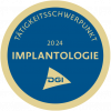 Siegel: Deutsche Gesellschaft für Implantologie (DGI) - Implantologie 2024